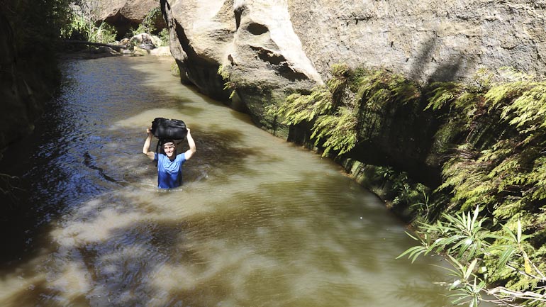 Un petit bain obligatoire