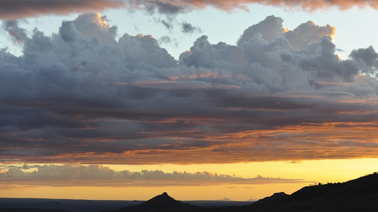 Coucher de soleil sur Ambalamanga