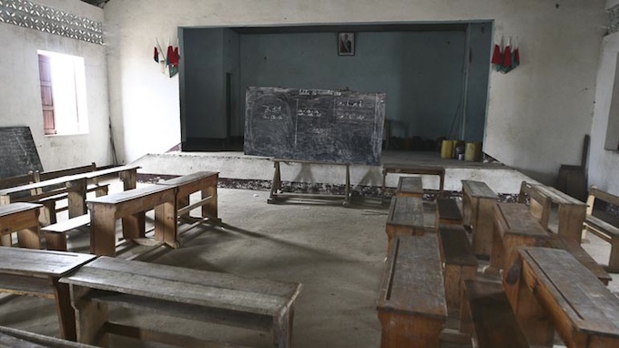 Salle de classe à Beroroha