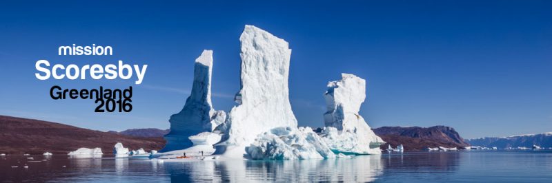 Expedition in the fjords and glaciers of Scoresby Sund, on the east coast of Greenland