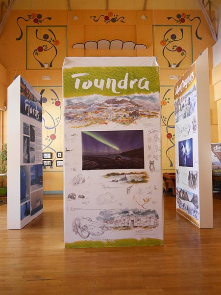 Exhibition on the Naturevolution expedition in Scoresby Sund