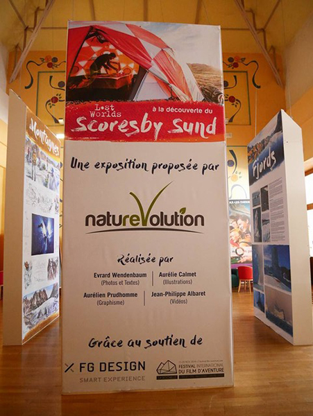 Exposition sur l'expédition Naturevolution dans le Scoresby Sund