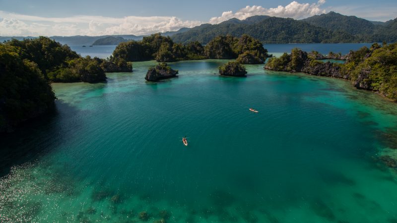 Baie de Matarape, île de Sulawesi, Indonésie
