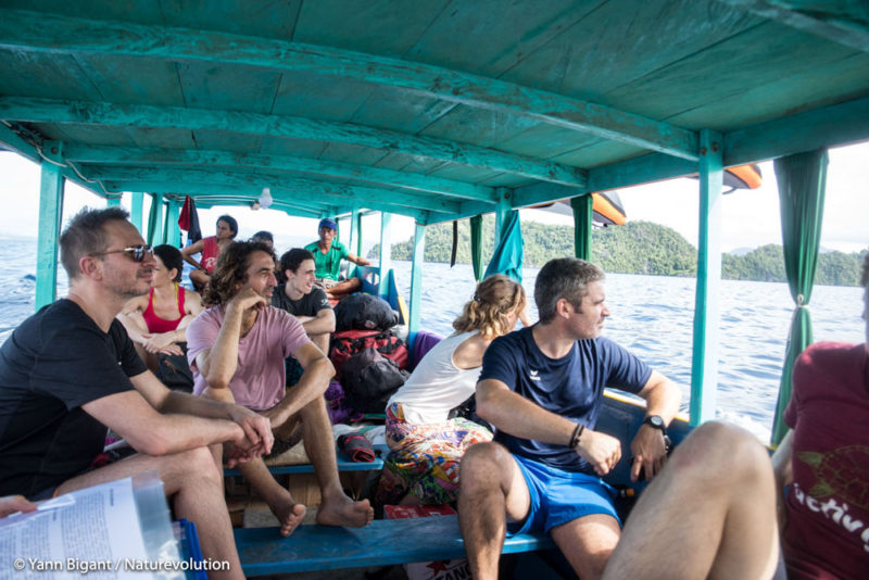 Indonesian boat used on one of our ecovolunteer missions