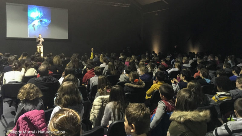 Intervention scolaire lors du festival de La Rochelle