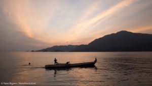 Coucher de soleil sur Labengki