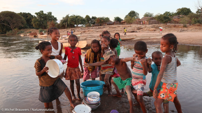Children of the Makay villages in Madagascar