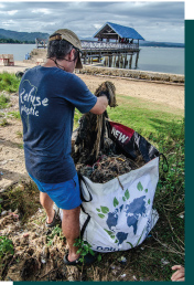 Waste management clean-up to raise awareness