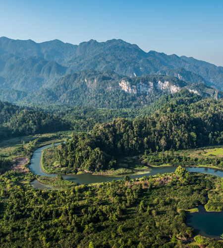 Le karst de Matarombeo sur l'île de Sulawesi en Indonésie